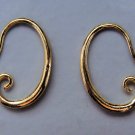 OUR EXCLUSIVE 15mm Extra Fancy INTERCHANGEABLE Earring Wires Vermeil 925 Silver