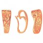 LG INTERCHANGEABLE SLIDE Pearl Enhancer Donut Bail Rose Gold Copper OUR EXCLUSIV