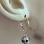 10mm Gold Cloisonne INTERCHANGEABLE Earring Charms YG or SS
