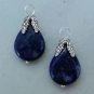Fancy Teardrop Lapis Lazuli INTERCHANGEABLE Earring Charms YG or SS