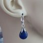 Fancy Teardrop Lapis Lazuli INTERCHANGEABLE Earring Charms YG or SS