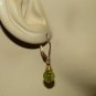 8mm Crackle Peridot Green Tourmaline Quartz INTERCHANGEABLE Earring Charms YG