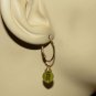 8mm Crackle Peridot Green Tourmaline Quartz INTERCHANGEABLE Earring Charms YG