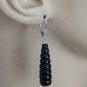 XL AAA Fancy Cut Black Onyx INTERCHANGEABLE Earring Charms YG or SS