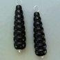 XL AAA Fancy Cut Black Onyx INTERCHANGEABLE Earring Charms YG or SS