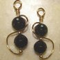 DBL Onyx Twist INTERCHANGEABLE Earring Charms YG