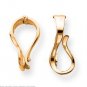 LG INTERCHANGEABLE Pendant Hanger SLIDE Enhancer 14K YG