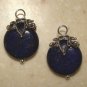 Crowned Lapis INTERCHANGEABLE Earring Charms YG or SS