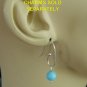 AAA 8mm Turquoise Blue INTERCHANGEABLE Earring Charms YG or SS