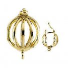 INTERCHANGEABLE Pearl Enhancer with Jump Ring for up to 8mm Pearl 14K Solid Gold