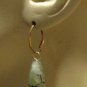 Unusual XLG Genuine African Prehnite INTERCHANGEABLE Earring Charms YG or SS