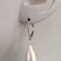 Exquisite 10x20mm South Sea Shell Pearls INTERCHANGEABLE Earring Charms YG or SS