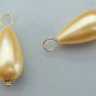 Exquisite 10x20mm South Sea Shell Pearls INTERCHANGEABLE Earring Charms YG or SS