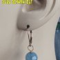 Faceted 10mm Blue Jade INTERCHANGEABLE Earring Charms YOUR CHOICE YG or SS