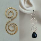 FABULOUS S Scroll Add Ons to Enhance Our INTERCHANGEABLE Earring Charms YG or SS