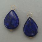 Lapis Lazuli Teardrop INTERCHANGEABLE Earring Charms YG or SS