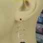 Micro Faceted 10mm Emerald Green Jade INTERCHANGEABLE Earring Charms YG or SS