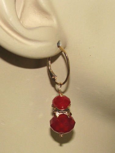 One Pair INTERCHANGEABLE Oval Leverback Earring Wires 14K GF