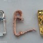 3 LG INTERCHANGEABLE SLIDE Pearl Enhancer Donut Bails 1 Rose, 1 Gold, 1 Silver
