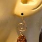 Small Fancy Spiral INTERCHANGEABLE Earring Wires Smooth or Hammered YG or SS