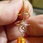 INTERCHANGEABLE Spiral Earring Wires Solid Sterling Silver - ONE PAIR