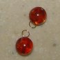 10mm Genuine DK Amber INTERCHANGEABLE Earring Charms YG