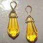 BRIO Citrine Yellow Quartz INTERCHANGEABLE Earring Charms YG or SS