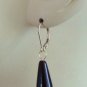 Large 9x20mm Red Garnet Czech Teardrop INTERCHANGEABLE Earring Charms YG or SS