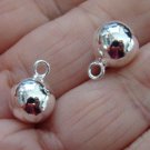 10mm Seemless Sterling Silver Ball INTERCHANGEABLE Earring Charms