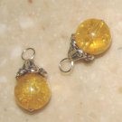 10mm Fancy Citrine INTERCHANGEABLE Earring Charms SS
