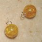 10mm Sunshine Citrine INTERCHANGEABLE Earring Charms SS
