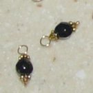 Fancy 8mm Black INTERCHANGEABLE Earring Charms YG