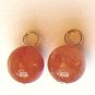 10mm Rusty Chalcedony INTERCHANGEABLE Earring Charms YG
