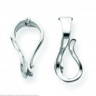 LG INTERCHANGEABLE Pendant Hanger SLIDE Enhancer 14K WG