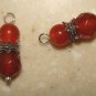 DBL Carnelian INTERCHANGEABLE Earring Charms YG or SS