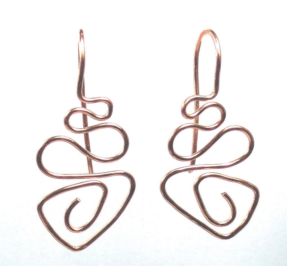 Fancy Woven Hammered Earrings & INTERCHANGEABLE Wires Yellow or Rose Gold Filled