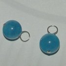 SS Turquoise Chalcedony INTERCHANGEABLE Earring Charms