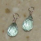 MED Aqua Blue INTERCHANGEABLE Earring Charms SS