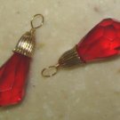 LG Fancy Xmas Red INTERCHANGEABLE Earring Charms YG