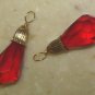 LG Fancy Xmas Red INTERCHANGEABLE Earring Charms YG