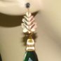 LG Fancy Xmas Green INTERCHANGEABLE Earring Charms YG