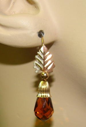 Fancy Whisky Brown CZ INTERCHANGEABLE Earring Charms YG