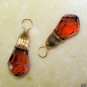 Fancy Whisky Brown CZ INTERCHANGEABLE Earring Charms YG
