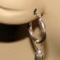 Fancy Whisky Brown CZ INTERCHANGEABLE Earring Charms SS