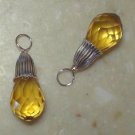 Fancy Sun Yellow INTERCHANGEABLE Earring Charms SS
