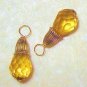 Fancy Sun Yellow CZ INTERCHANGEABLE Earring Charms YG