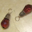 Fancy Smoky Plum INTERCHANGEABLE Earring Charms SS