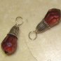 Fancy Smoky Plum INTERCHANGEABLE Earring Charms SS