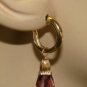 Fancy Smoky Plum CZ INTERCHANGEABLE Earring Charms YG