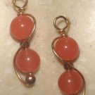 DBL Cherry Qtz Twist INTERCHANGEABLE Earring Charms YG